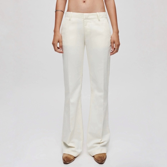 Re/Done Pants - Re/Done Mid Rise Trousers Pants 26